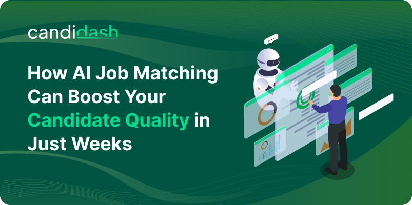 outlining a critical feature announcement or service benefit on the Candidash site.