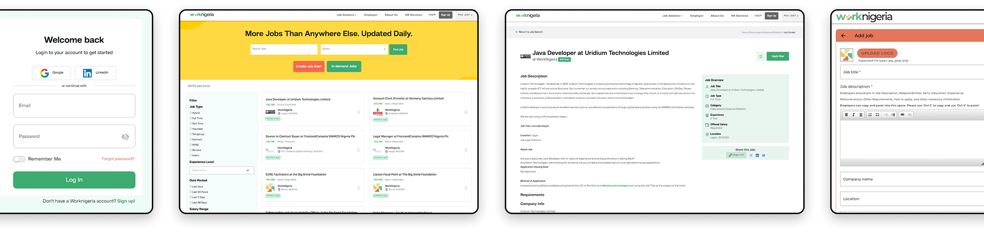 Icon set showcasing the various integration capabilities of the all-in-one recruitment software.