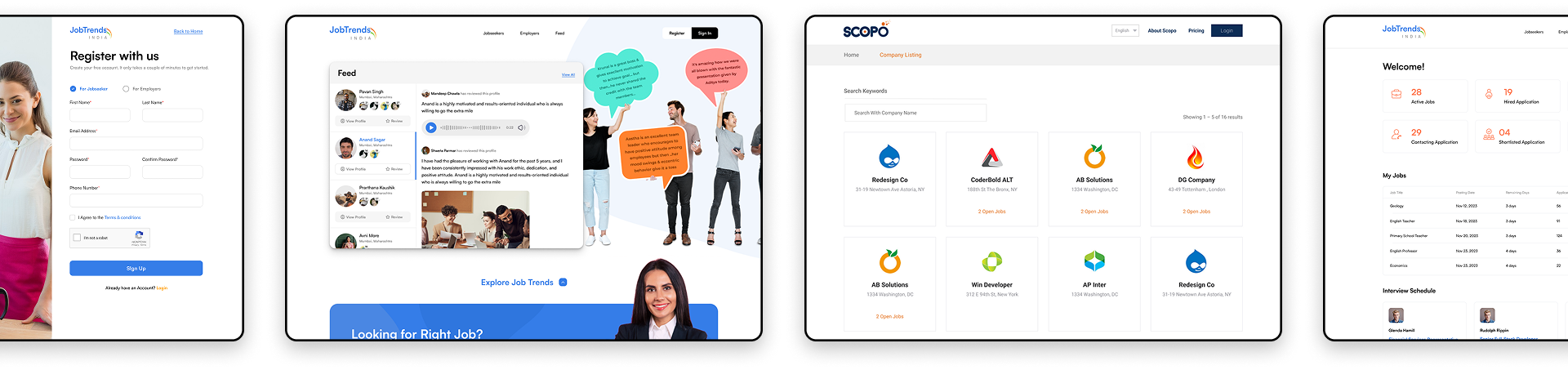 Icon set showcasing the diverse sourcing channels available through the talent acquisition platform.