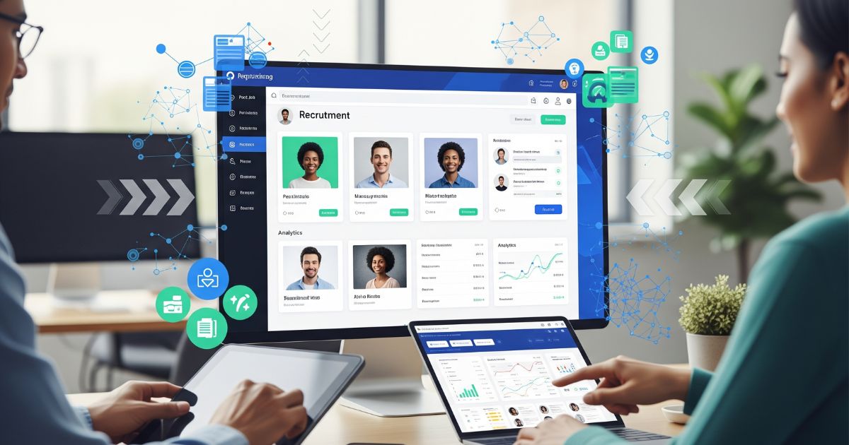 The team is using recruitment software dashboard to streamline hiring and enable a faster recruiting process